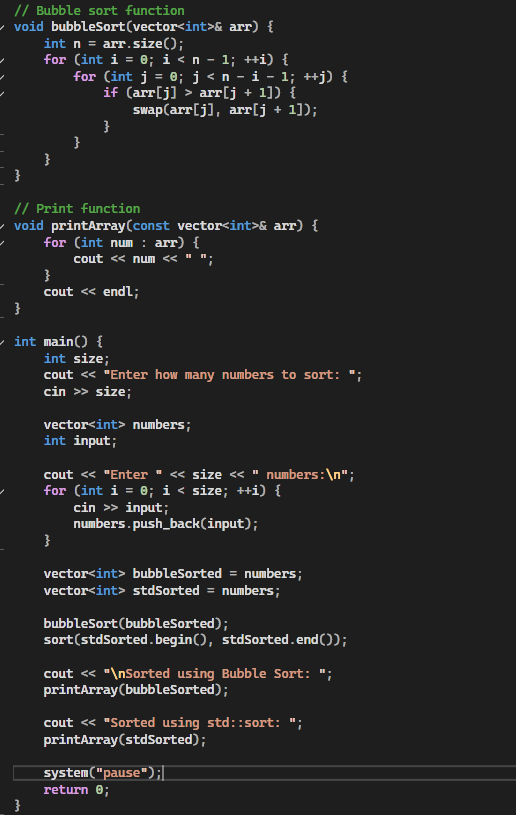 C++ sorting image